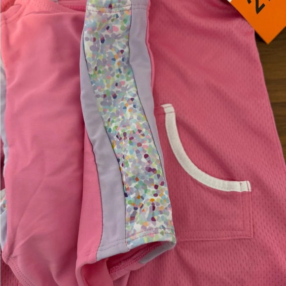 Eddie Bauer One Piece Swim Suit & Cover Up Combo Girls Size 2T NWT - Picture 4 of 9